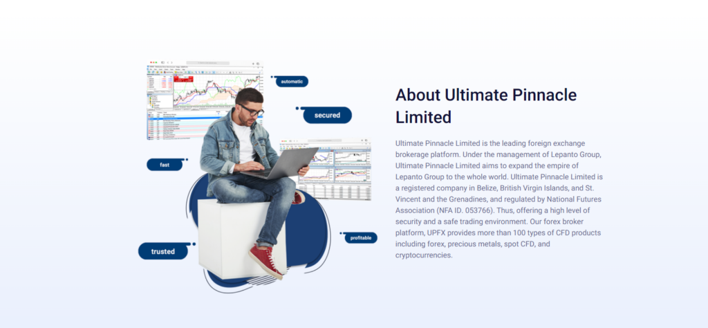 Upfxtrade.com (Upfx) - обзор брокера Ultimate Pinnacle Limited